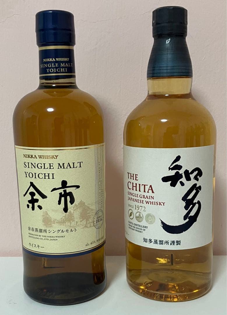 ウイスキー4本セット　竹鶴　宮城峡　余市　知多