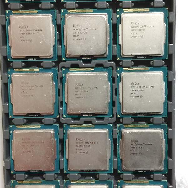KN65-15【ジャンク】Intel CORE i5-3470/S 18枚CPU