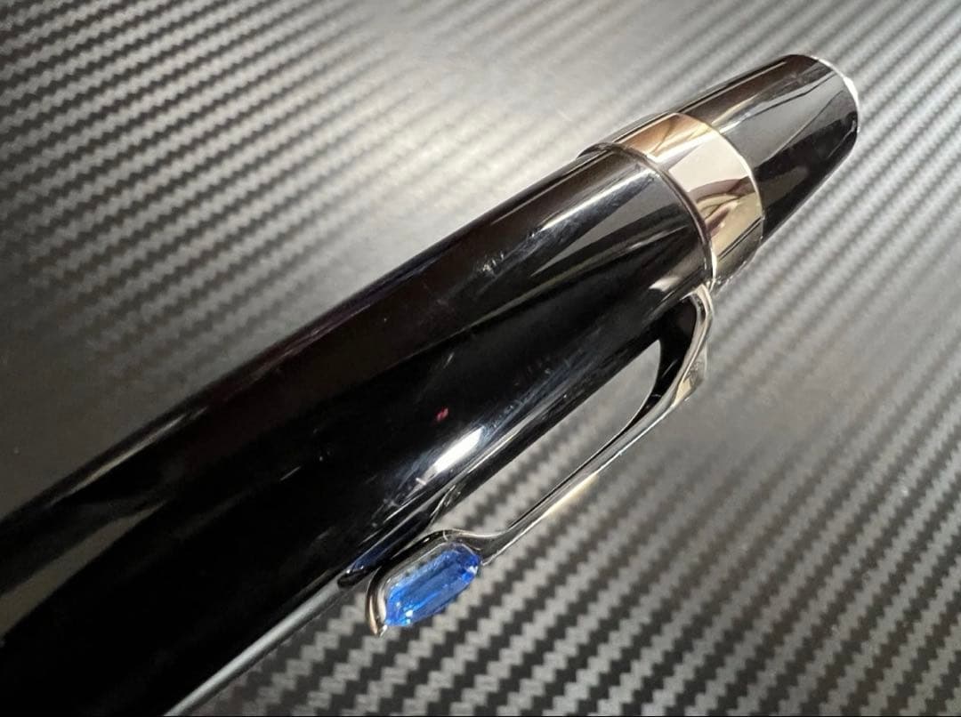 極美品 モンブラン ボエム ブルー ボールペン プラチナライン