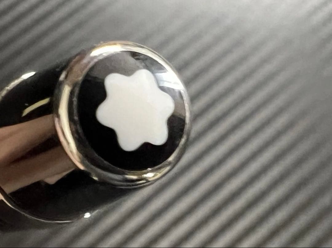 極美品 モンブラン ボエム ブルー ボールペン プラチナライン