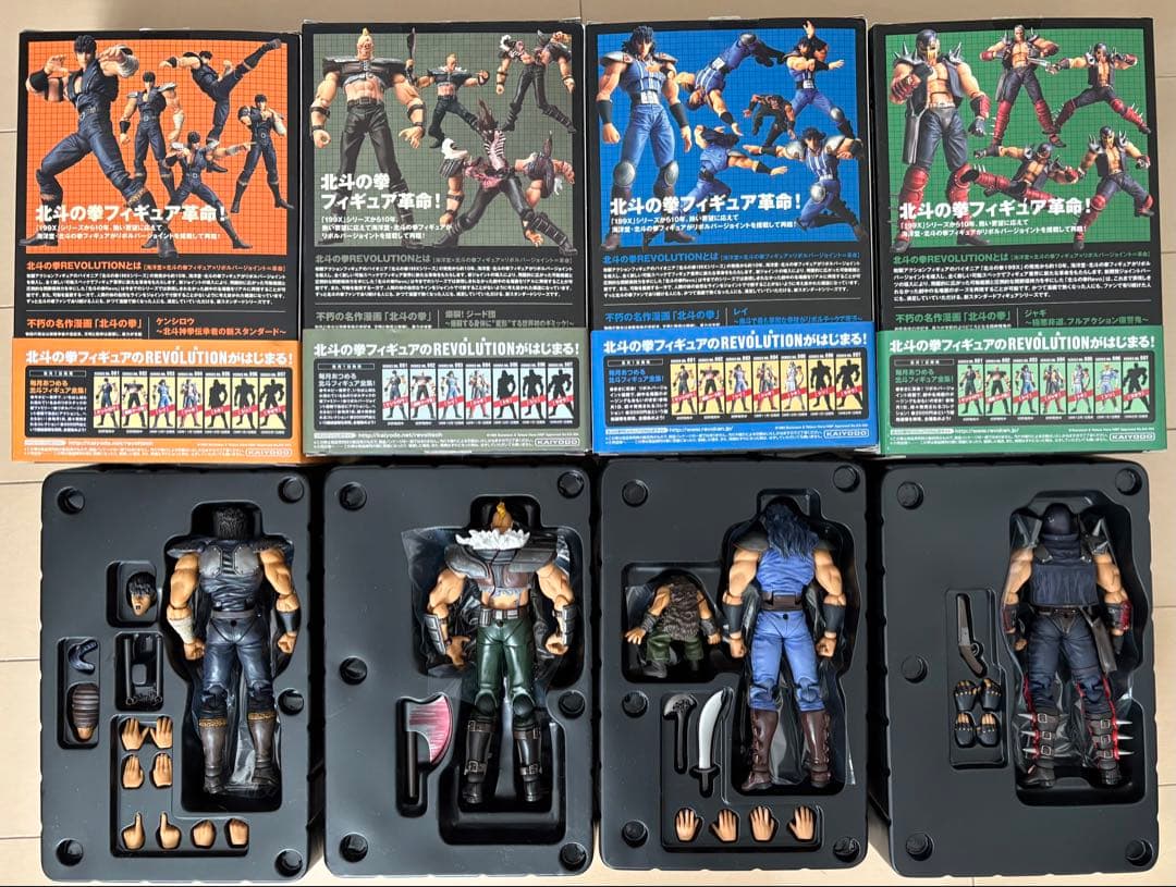 【14体セット】 北斗の拳 REVOLUTION リボルテック 海洋堂