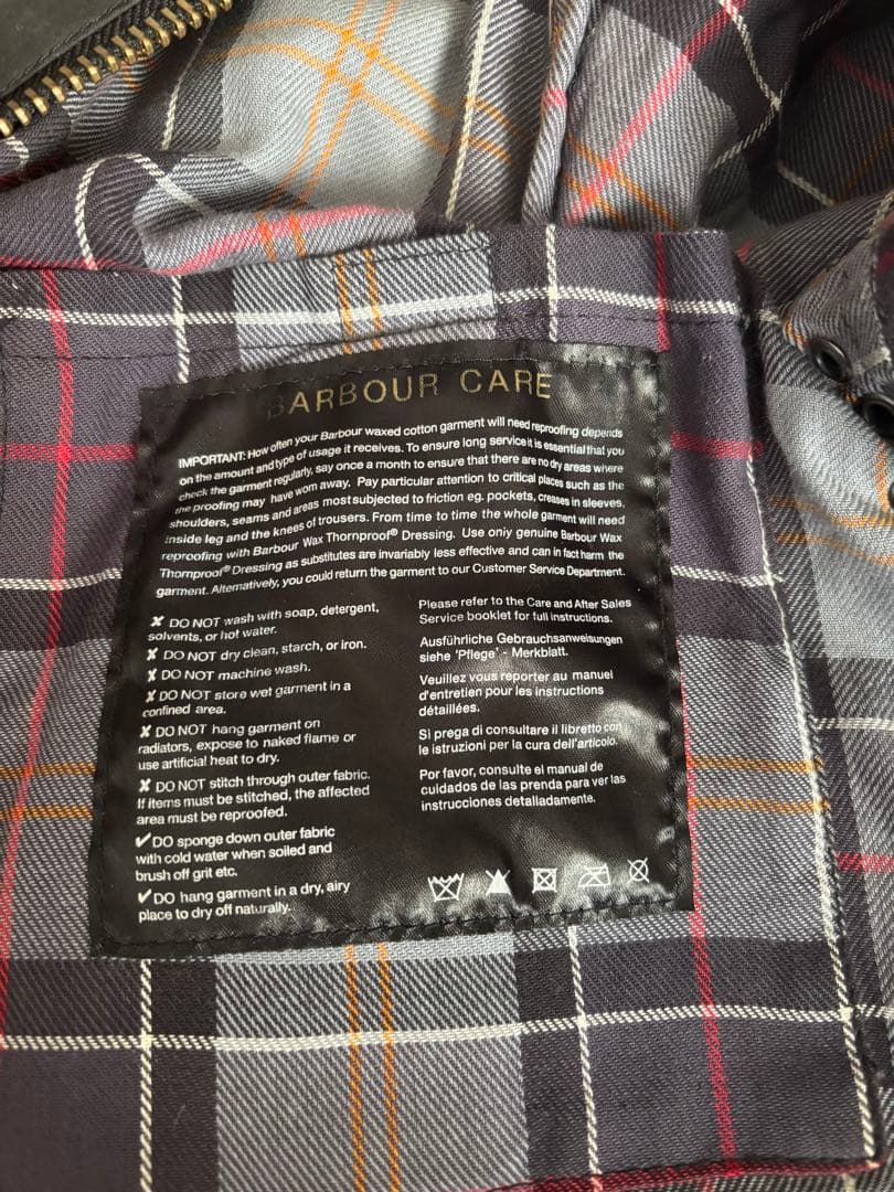 Barbour バブアー オイルドジャケット ビデイル ブラック