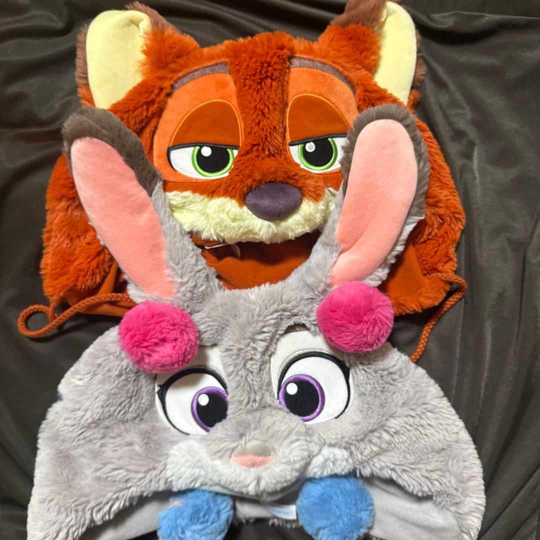 ディズニー　ズートピア　ニック　ジュディ　ファンキャップ　セット