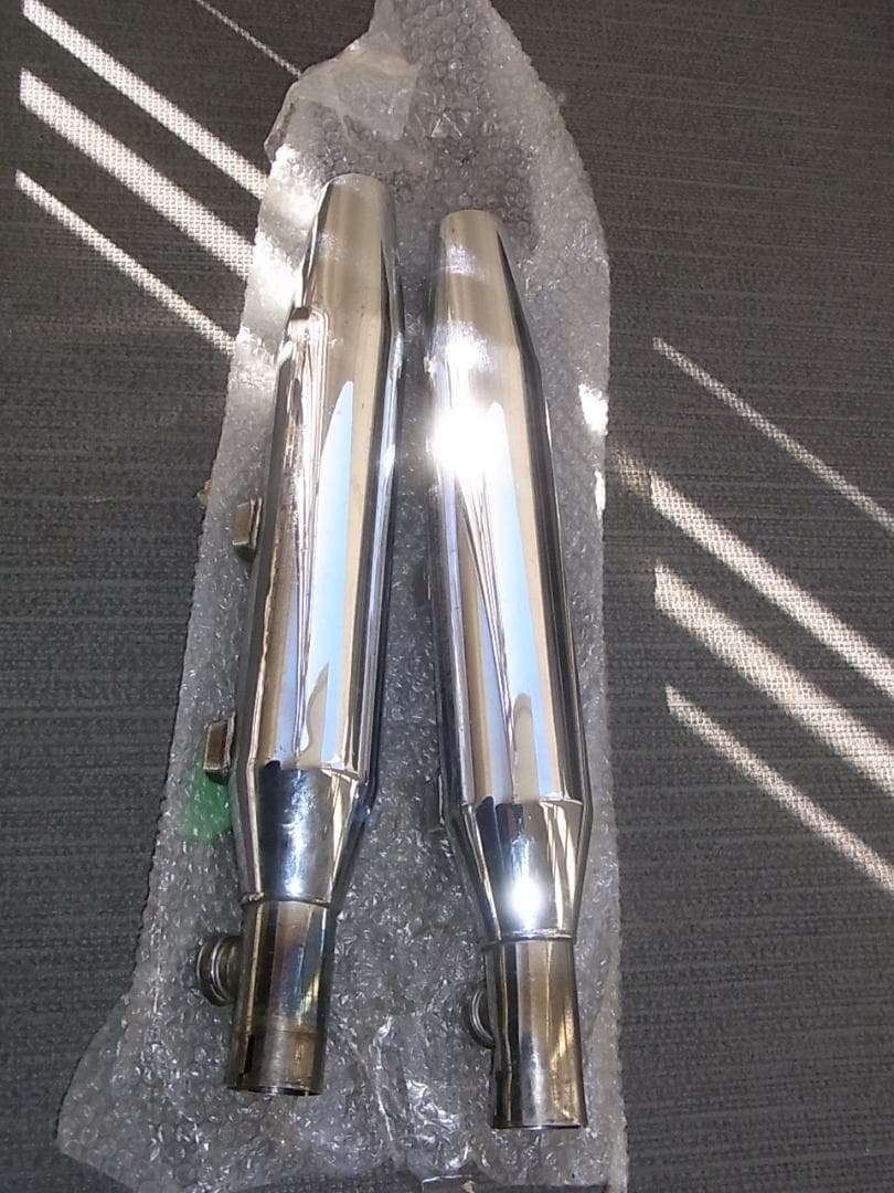 ハーレースポーツスター04～13純正北米マフラーパインバレー12mmパンチアウト