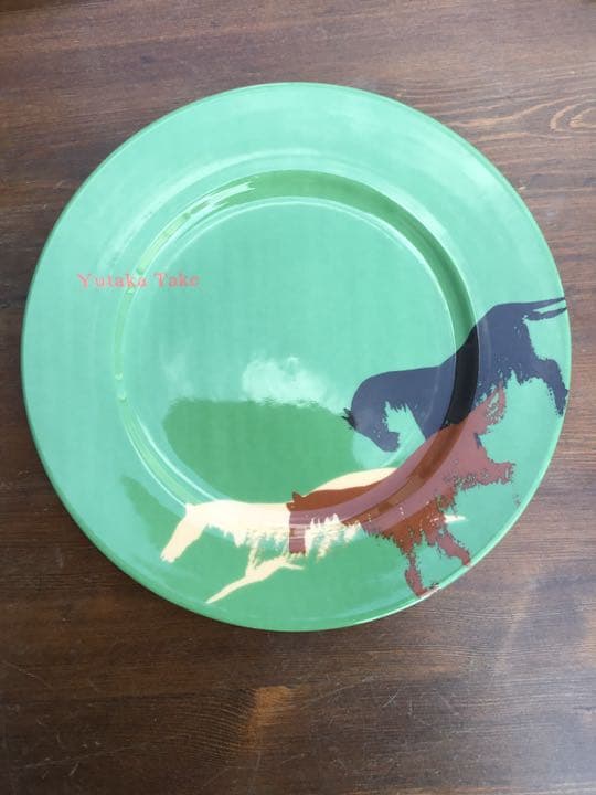 絵皿　武豊デザイン