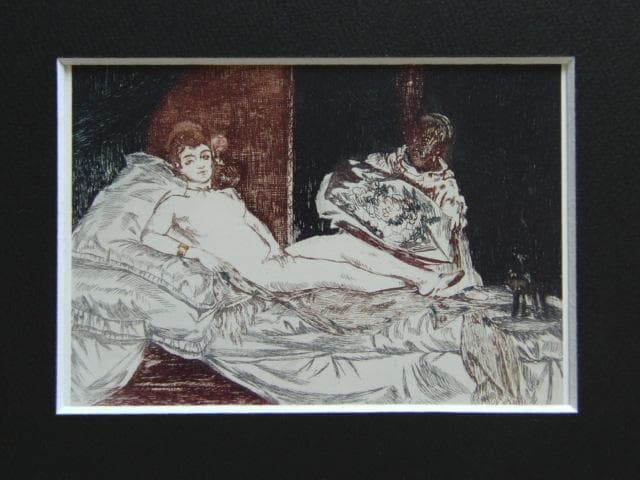 EDOUARD MANET、Olympia、海外オークション超希少レゾネ