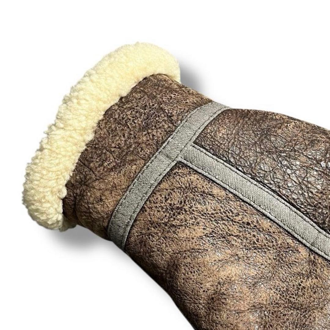 希少 US ARMY ムートン レザー ボア B-3 フライト アウター 肉厚