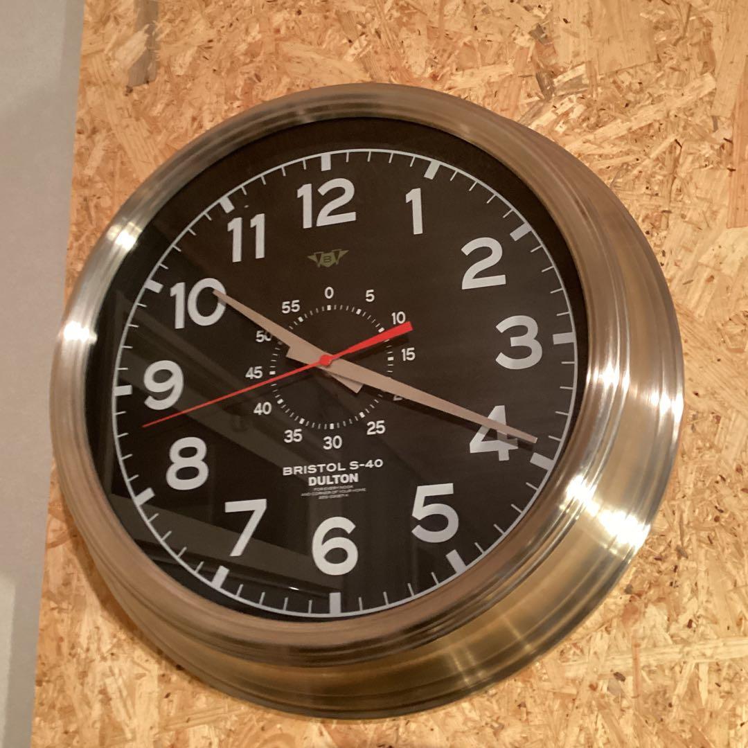 DULTON BRISTOL S-40 掛時計 ステンレススチール製