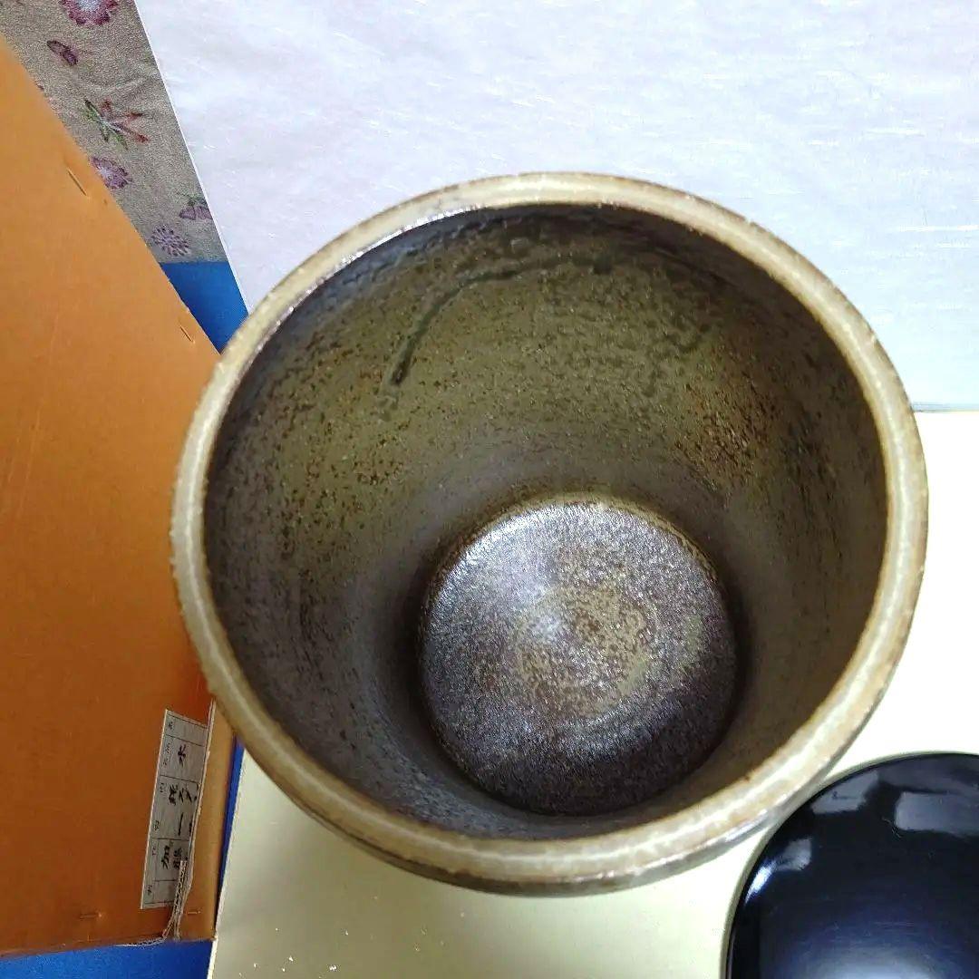 水指、縄簾、一重口、加藤春永作、ほり30番