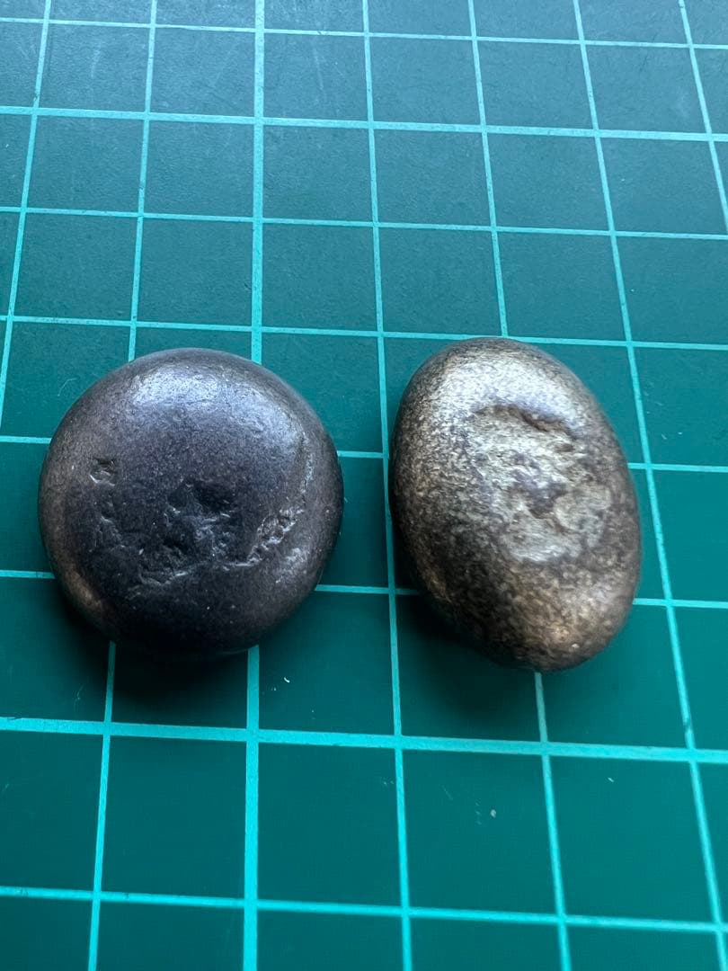 日本古金銀　文政天保片面大黒様大型　2個