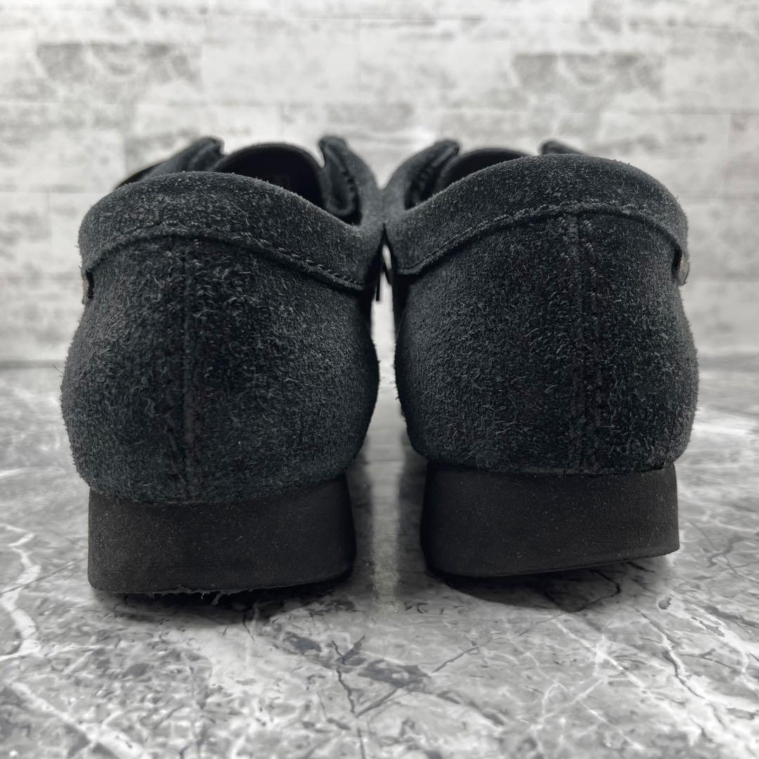 クラークスオリジナル ワラビーブーツ GTX 25.5cm ブラック モカシン