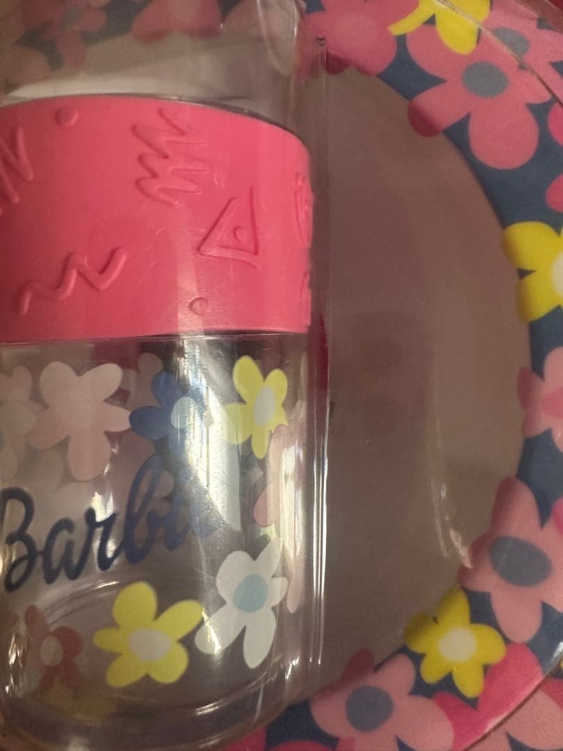 バービーBarbie食器セット　ヴィンテージ プレート　ピンクUSA