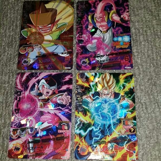 一枚五百円。ドラゴンボールヒーローズばら売り。