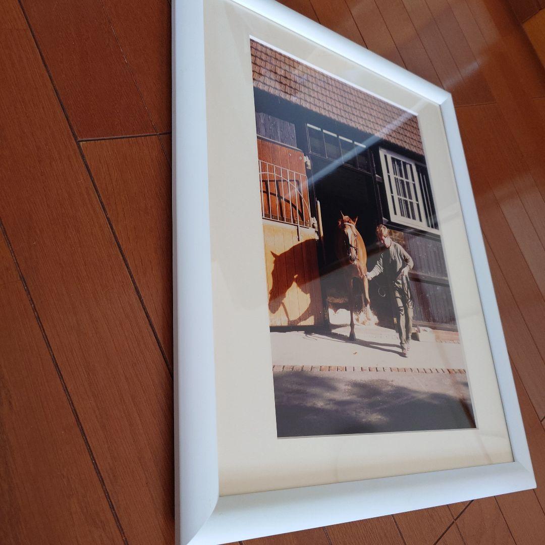 JRA　競馬　’91世界最強3歳馬アラジ号　写真（額入り）