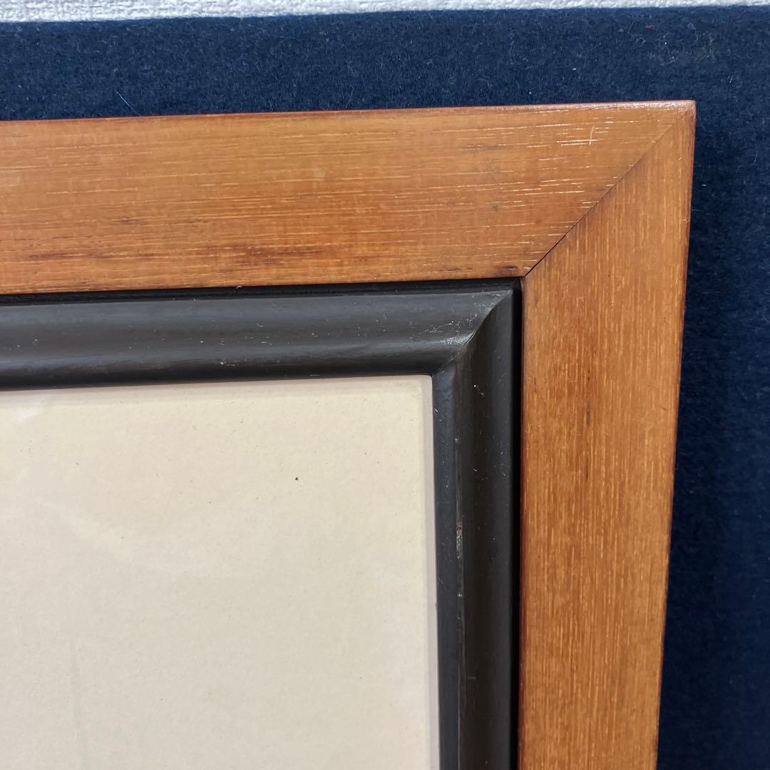 リトグラフ版画　高田誠　「月山の見える集落」サイン限定番号なし