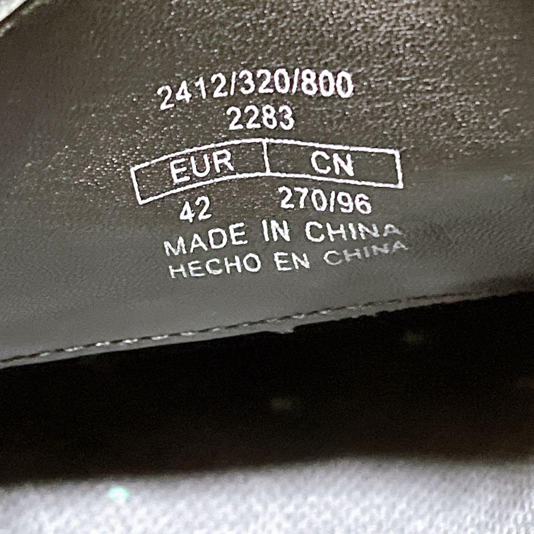 【ZARA×Vibram】デッキシューズ 黒 42 美品 ザラ ビブラム 厚底