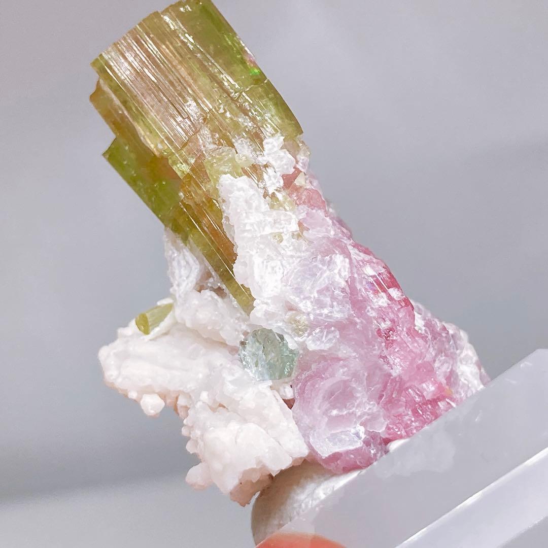 トルマリン　ウォーターメロントルマリン　鉱物標本　原石　194