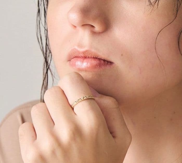 agate k10 ダイヤモンドリング　11号