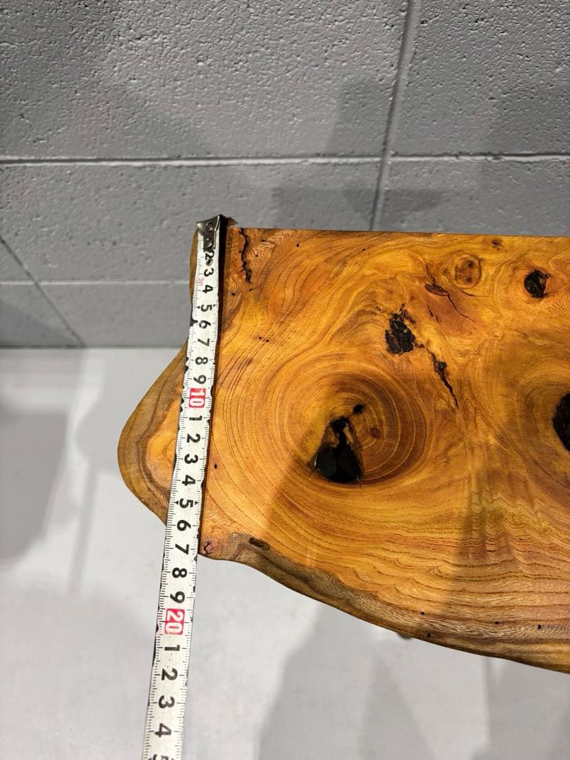 欅サイドテーブル　コーヒーテーブル　ナイトテーブル　観葉植物置き台