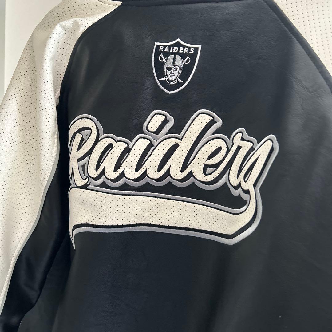 アメリカ直輸入、新品未使用大人気レイダース　レザージャケット　USサイズのXXL