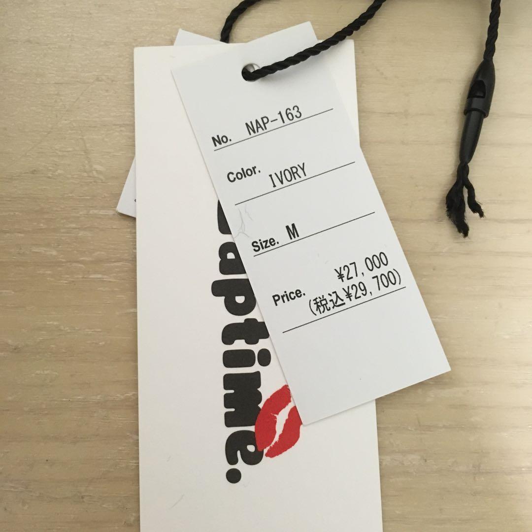 Naptime. チェック中綿ジャケット アイボリー