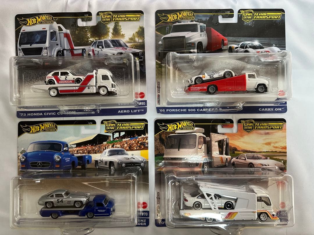 Hot Wheels Team Transport 4台セット