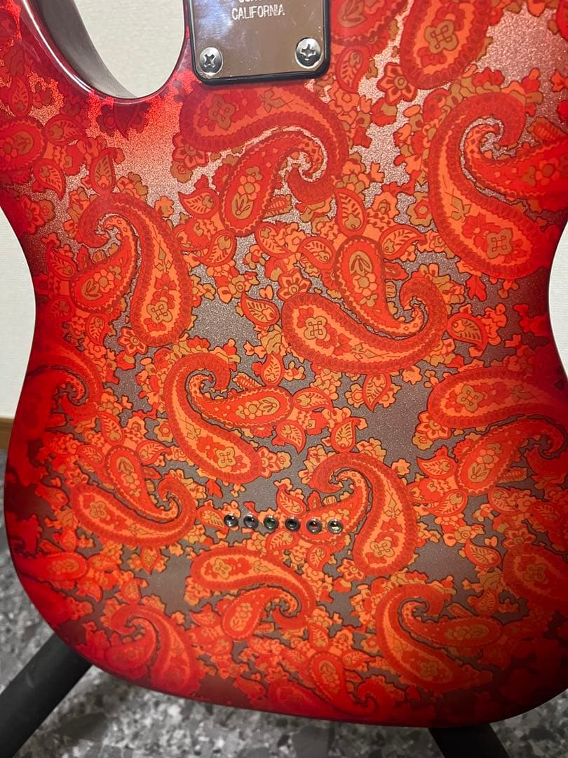 Telecaster Red Paisley（テレキャスター ペイズリー）