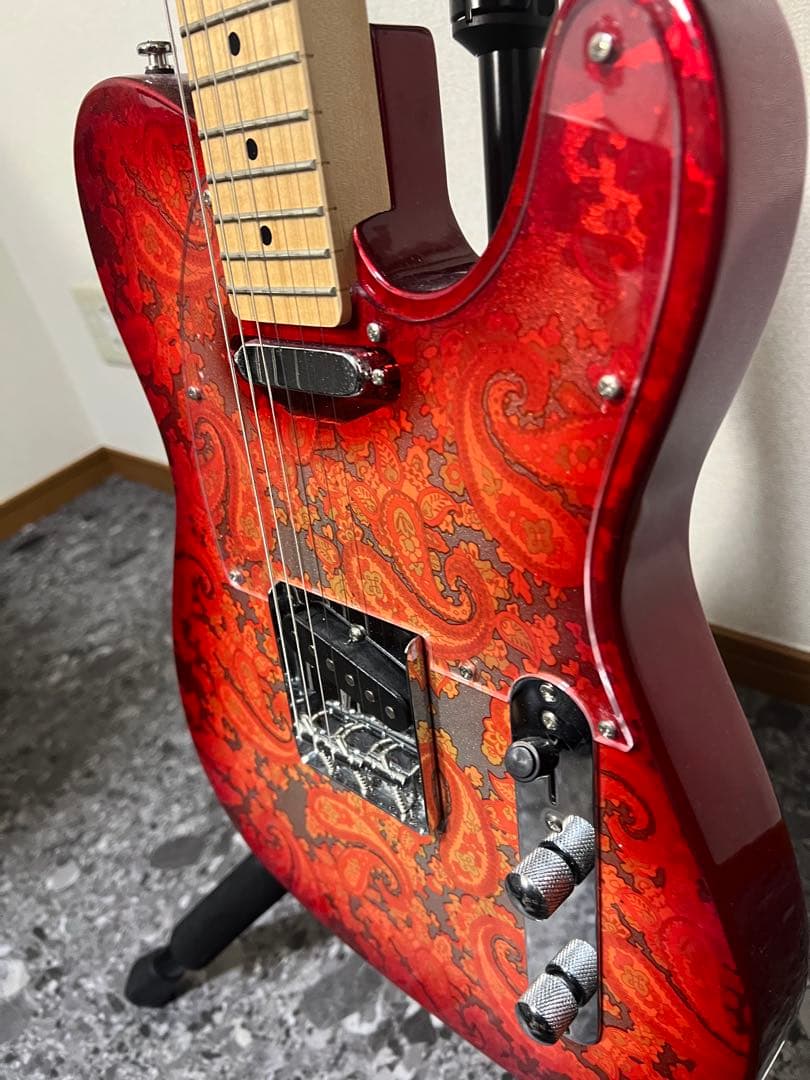 Telecaster Red Paisley（テレキャスター ペイズリー）