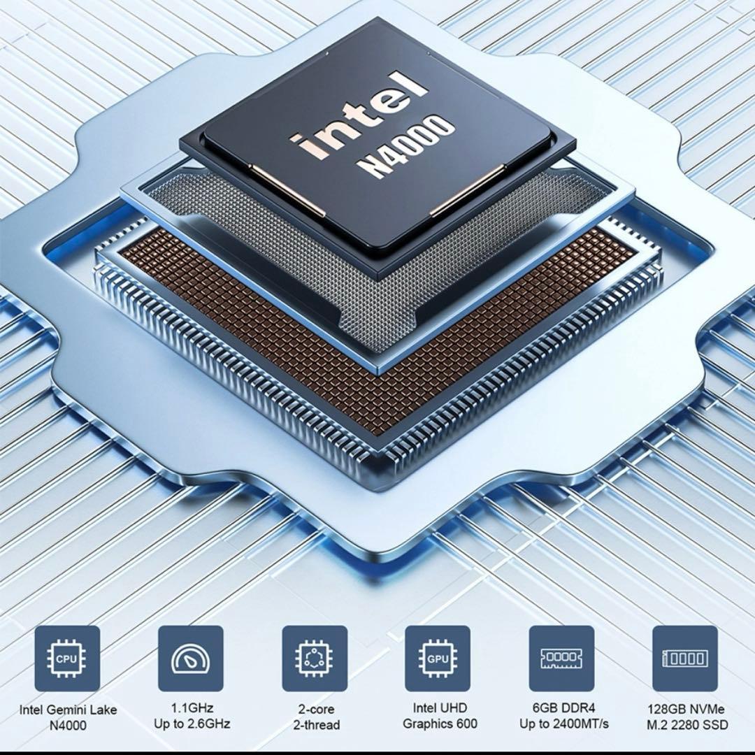 ミニPC MLLSE PC M2 Air Intel Gemini Lake N4000