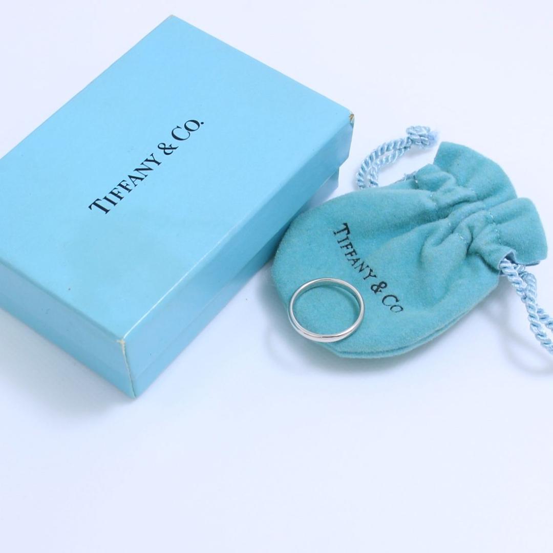 ティファニー　TIFFANY　PT950　6号　クラシックバンドリング　良品