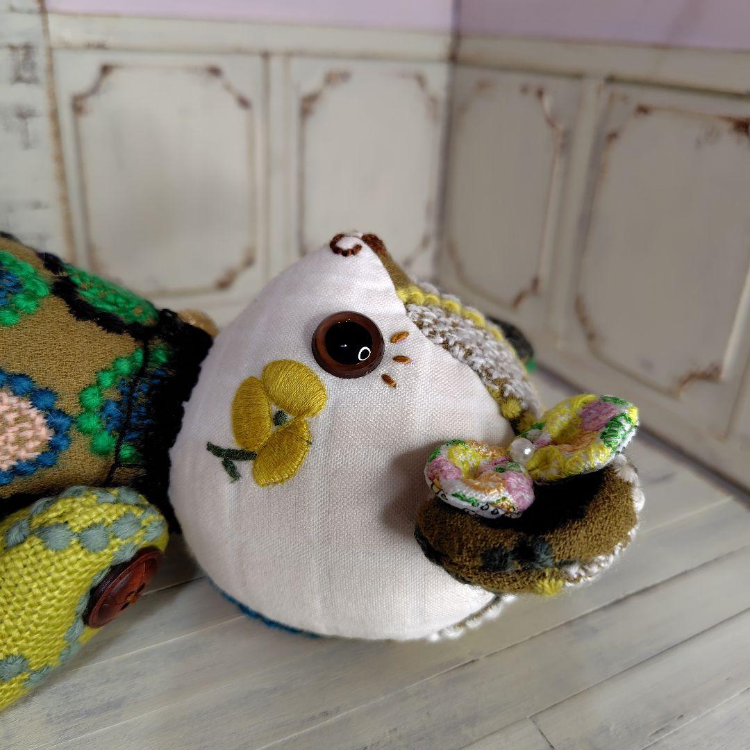 ガ*ん様 【オークションです】ミナペルホネン＊ハンドメイド＊ぬいぐるみ＊テディベ