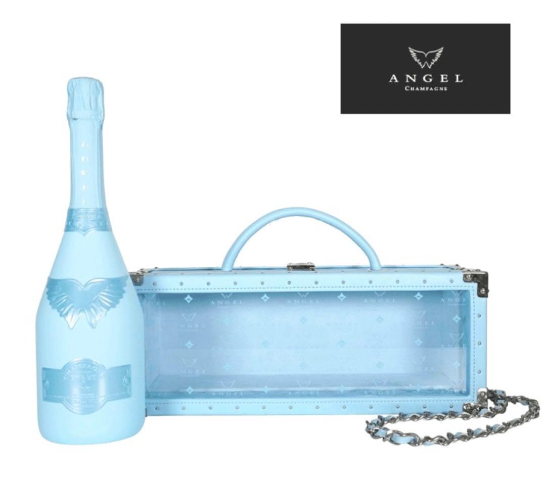 【エンジェル】鍵付き 空箱 ANGEL CHAMPAGNE ドゥミセック ブルー