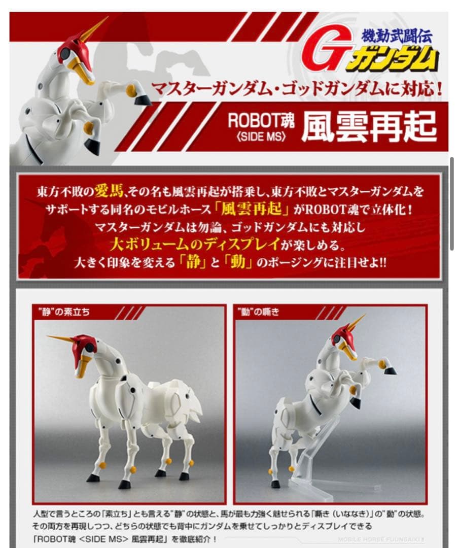 【未開封品】 風雲再起 ROBOT魂 Gガンダム プレミアムバンダイ MG HG