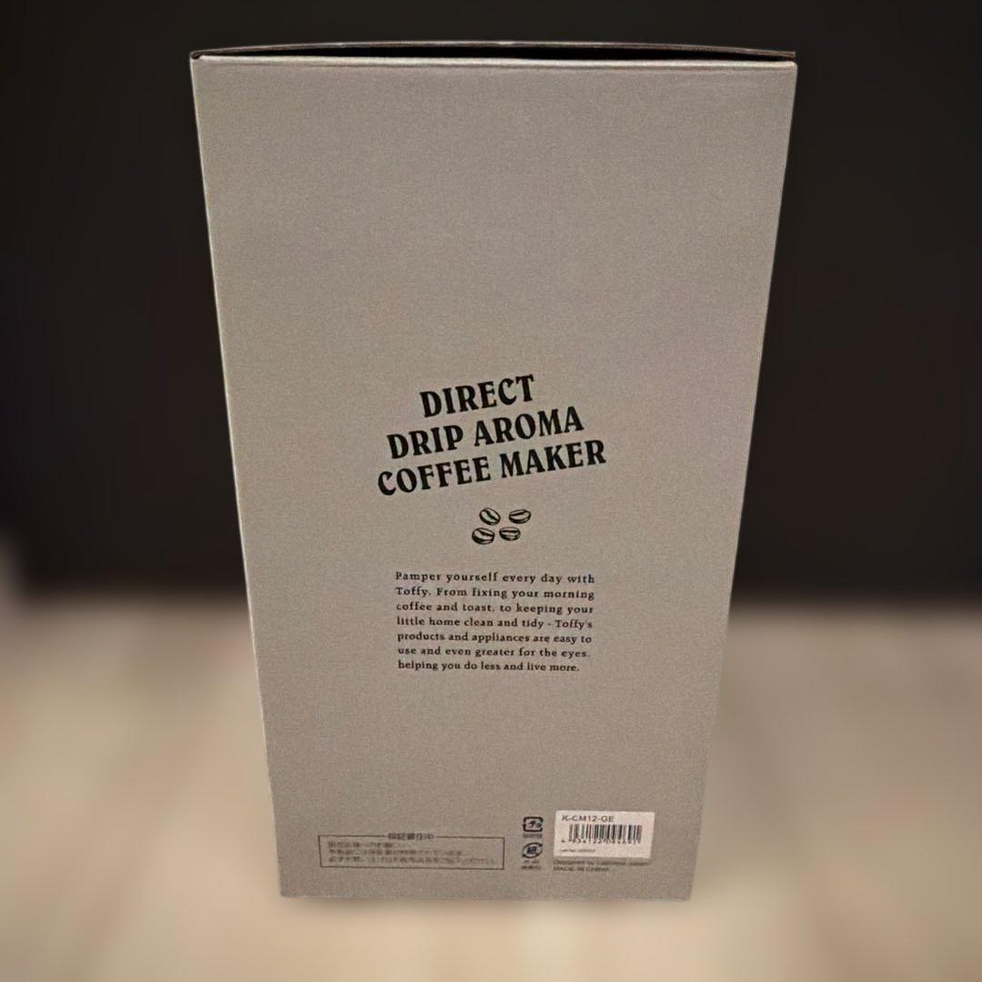 Toffy ダイレクトドリップアロマコーヒーメーカー K-CM12-GE