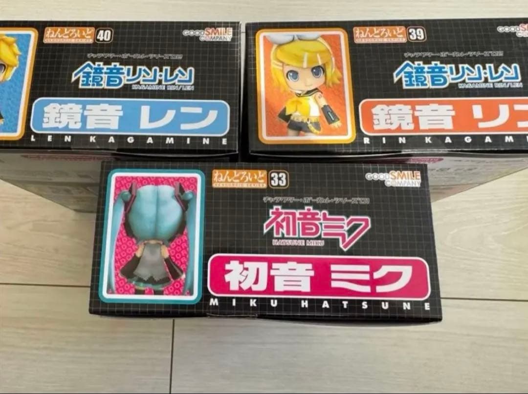 【〜1/31】【未使用・未開封】ねんどろいど初音ミク 鏡音リン 鏡音レン ボカロ