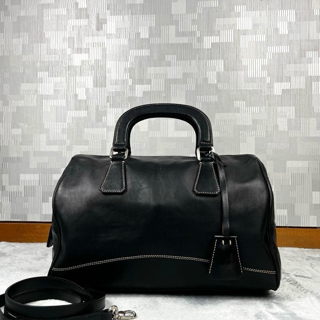 Prada プラダ 2way ミニボストンバッグ archive 斜め掛け◎ 黒