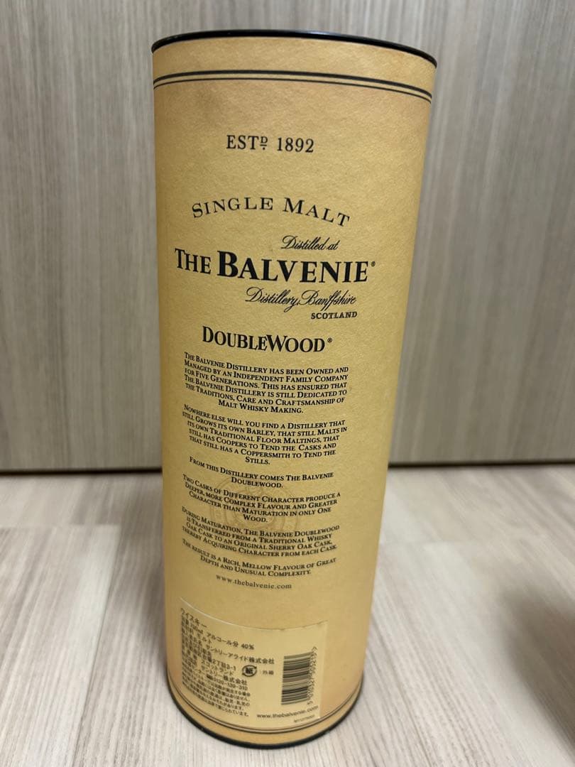 (希少品)THE BALVENIE DOUBLEWOOD 12年 OLDボトル