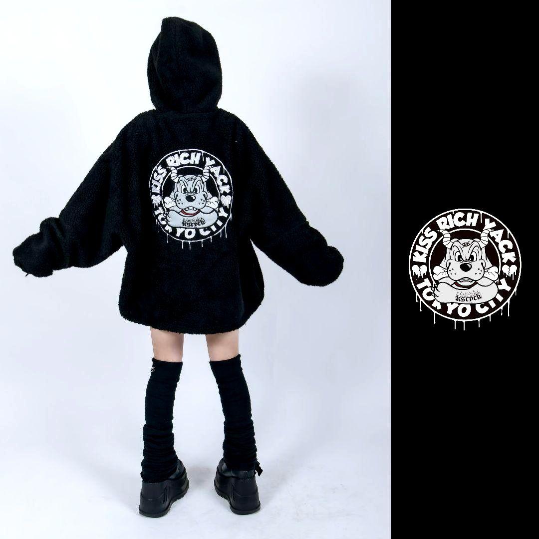 定価1万8000円 ガルフィー GALFY × KRY コラボ ボア パーカー