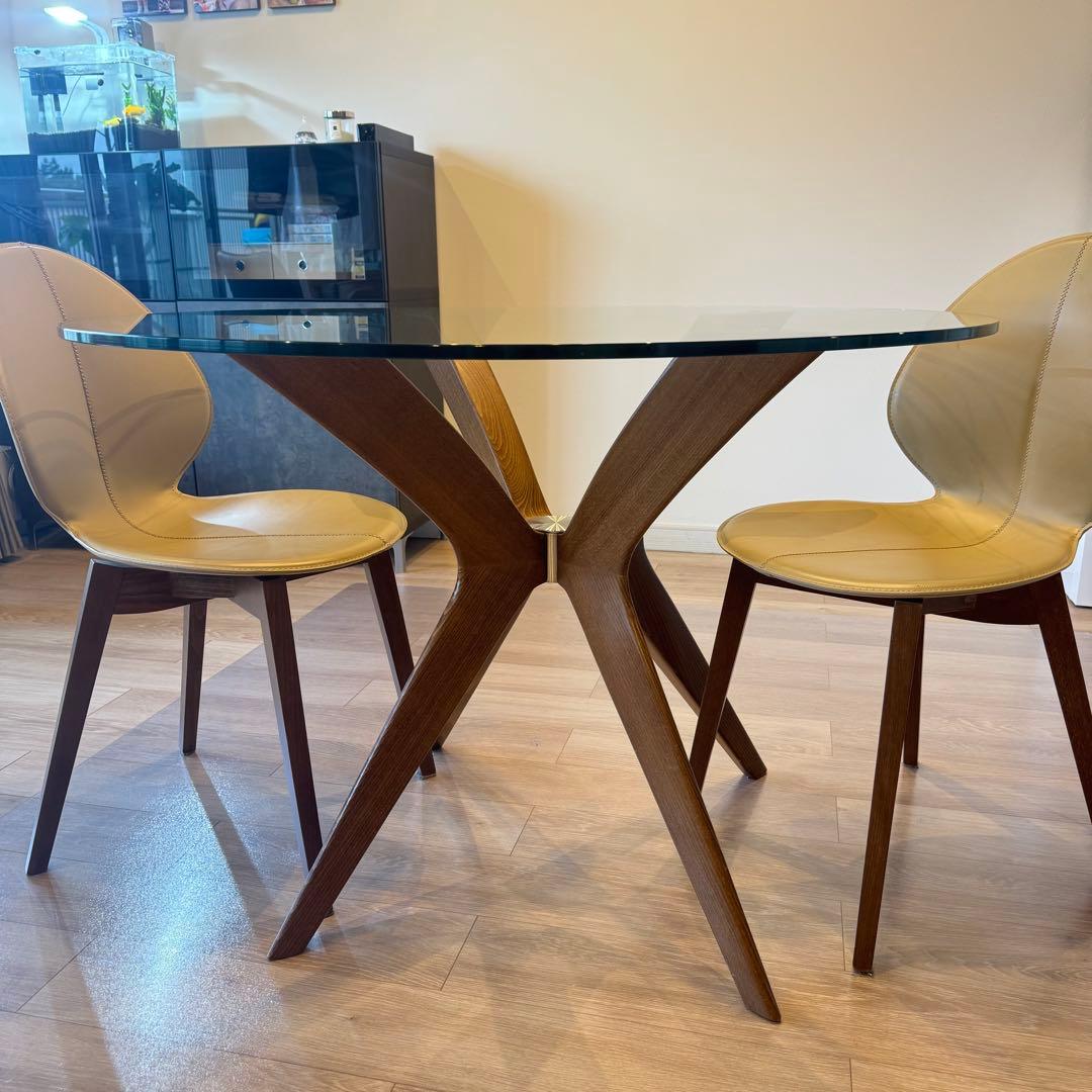 専用出品　カリガリス　TOKYO テーブル　ガラステーブル　バジルチェア　椅子