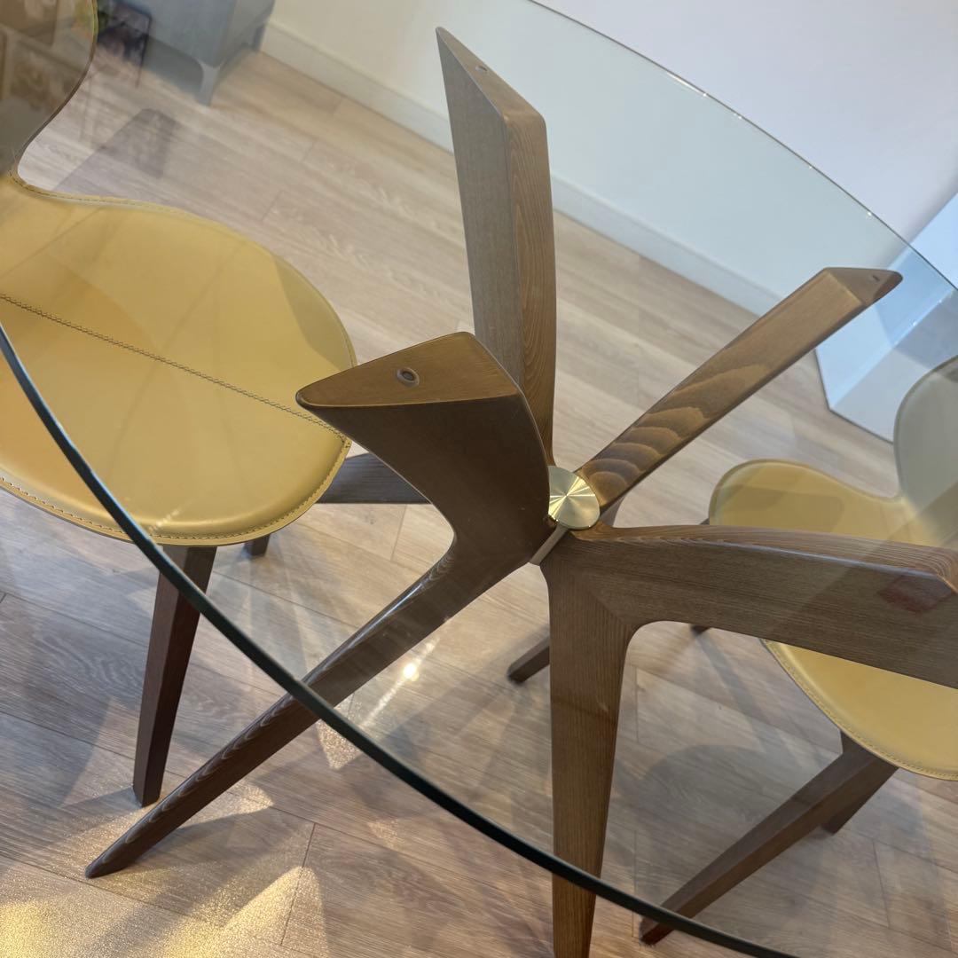 専用出品　カリガリス　TOKYO テーブル　ガラステーブル　バジルチェア　椅子