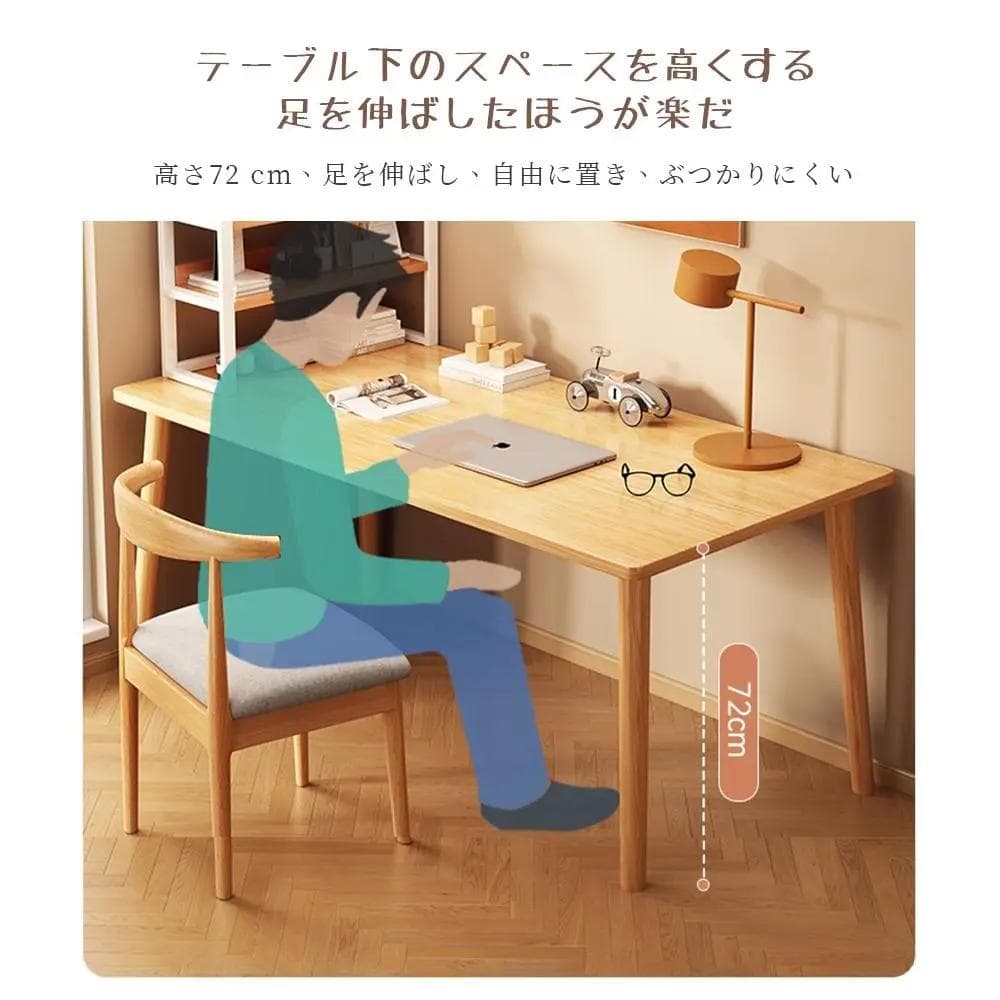 デスク pcデスク コンパクト 省スペース 一人暮らし 学習デスク 北欧