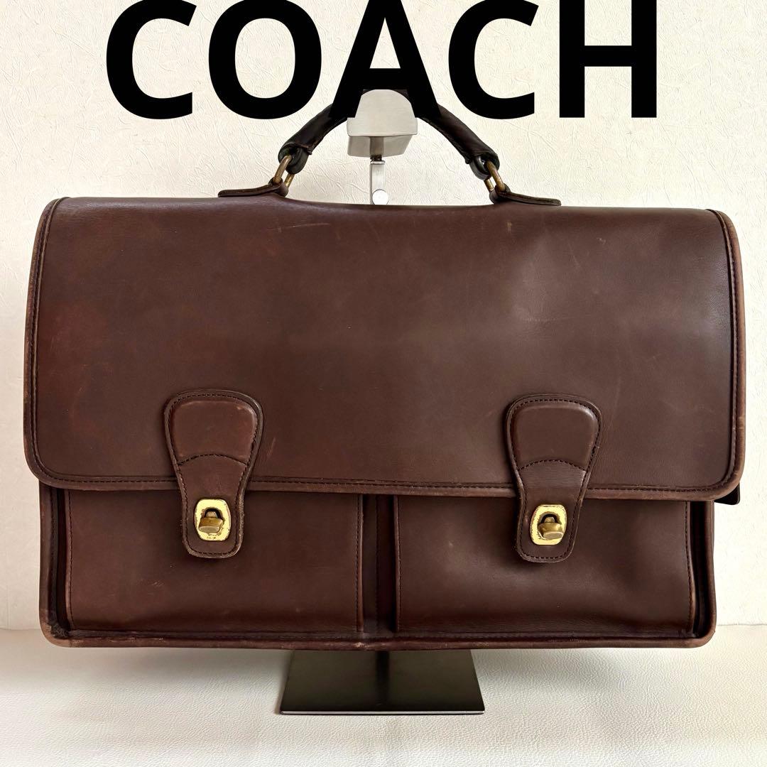 【COACH】オールドコーチ ターンロック ビジネスバッグ 5275 レザー