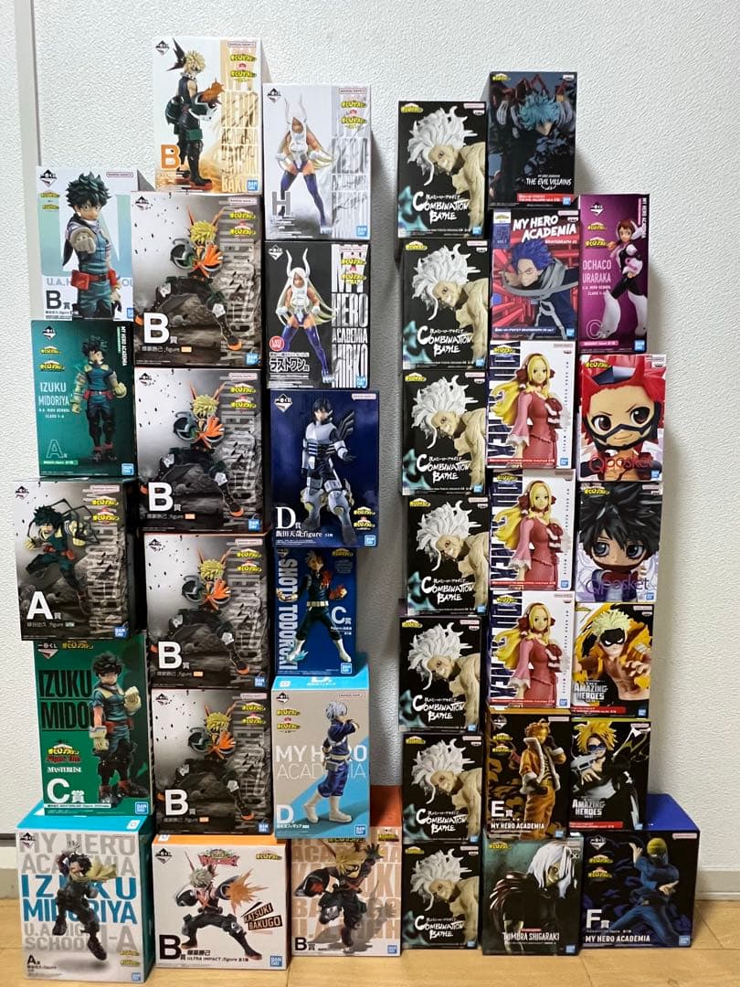 僕のヒーローアカデミア ヒロアカフィギュア一番くじ等37個 まとめ売り
