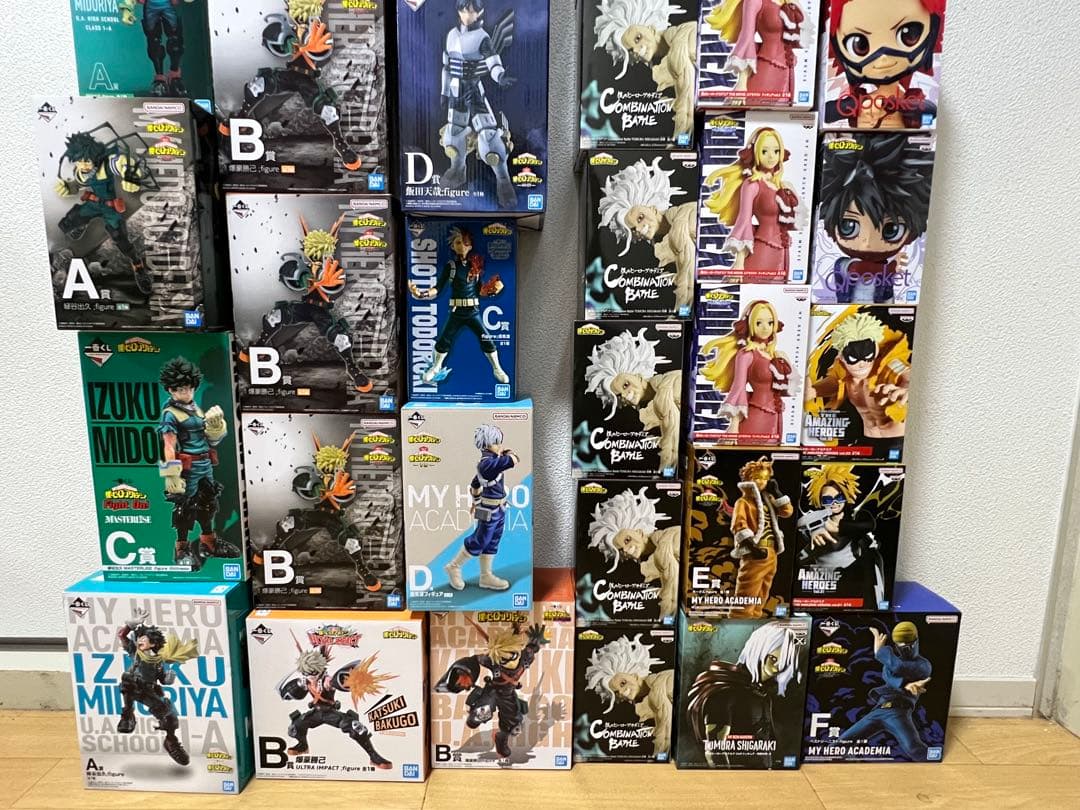 僕のヒーローアカデミア ヒロアカフィギュア一番くじ等37個 まとめ売り