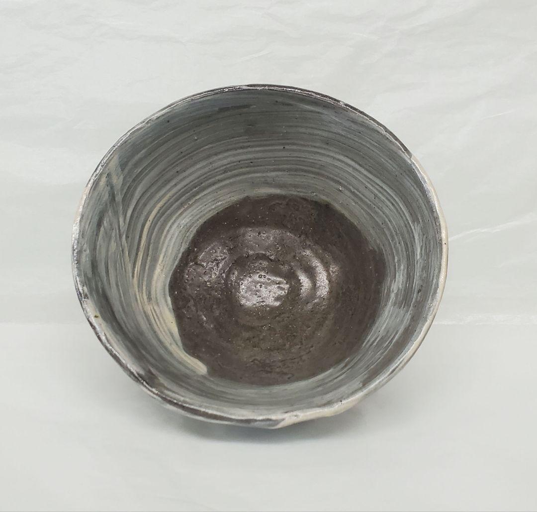 美品　茶道具　刷毛目茶碗　初代　須田祥豊作