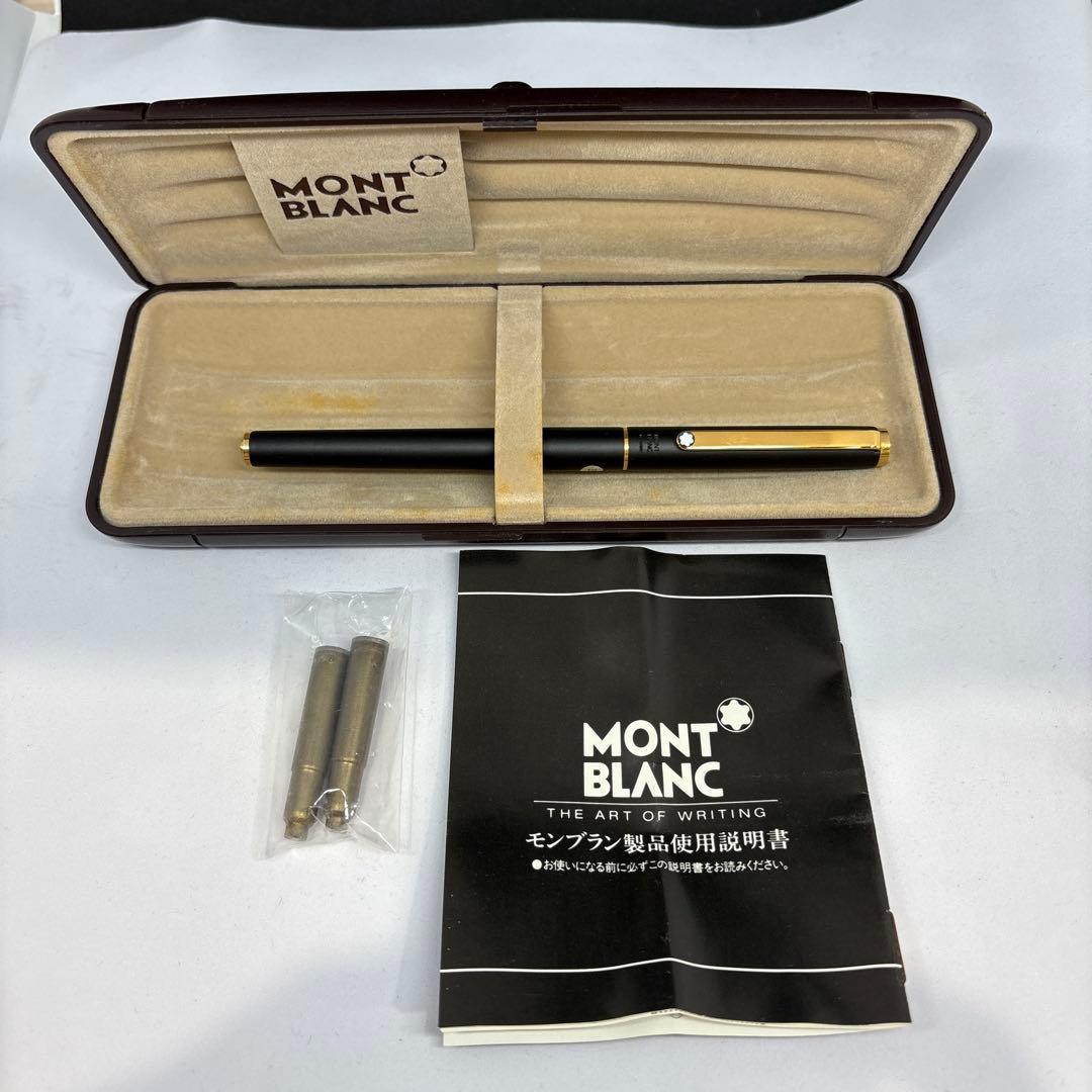 MONT BLANC 万年筆 ブラック ゴールド14K