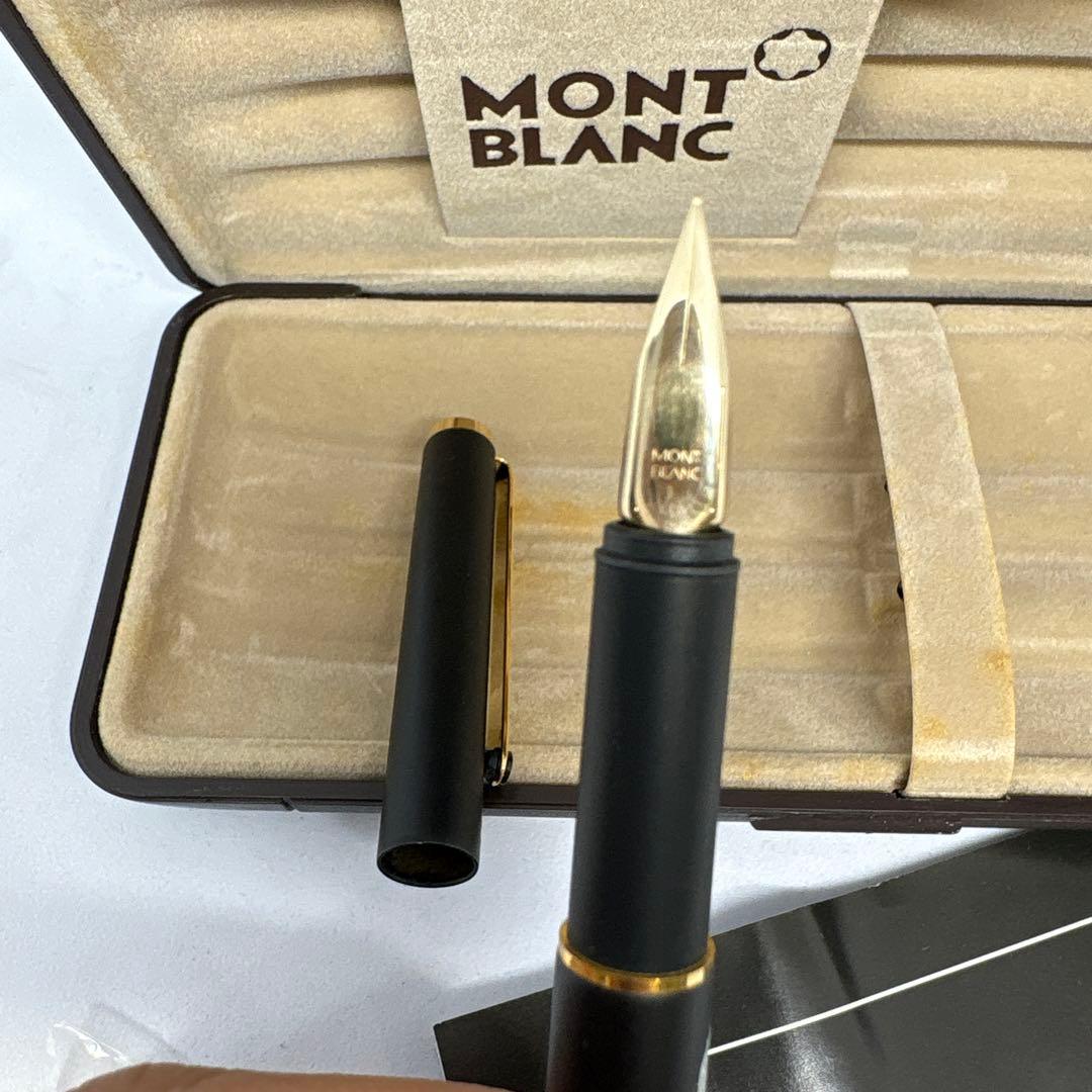 MONT BLANC 万年筆 ブラック ゴールド14K