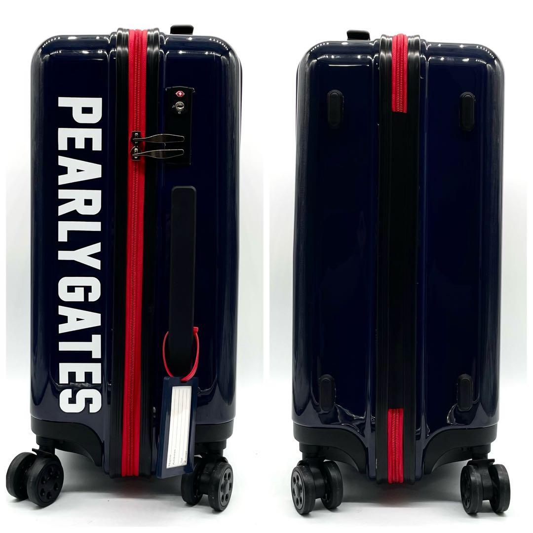【極美品】希少 パーリーゲイツ キャリーケース 4輪 機内持ち込み可 ネイビー