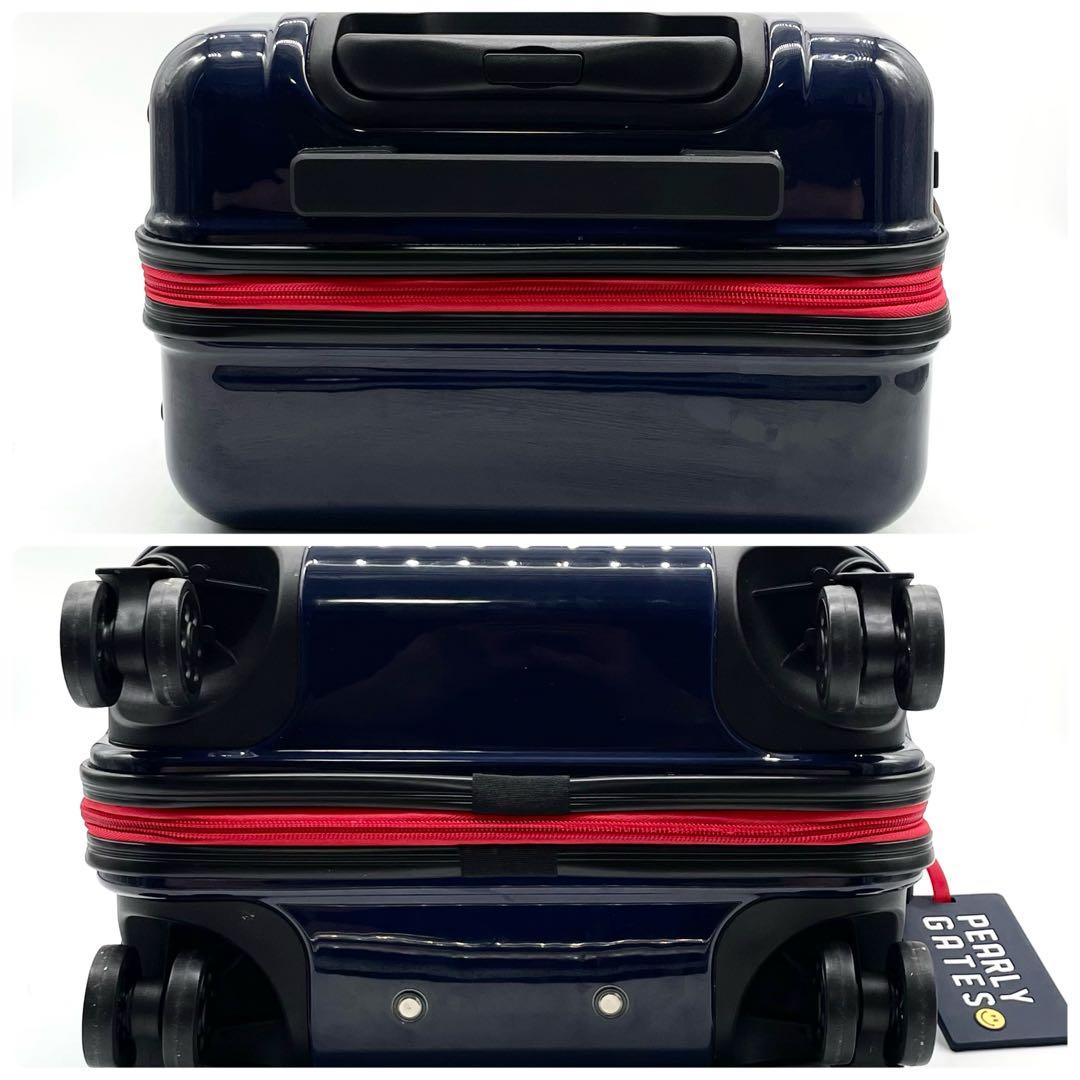 【極美品】希少 パーリーゲイツ キャリーケース 4輪 機内持ち込み可 ネイビー