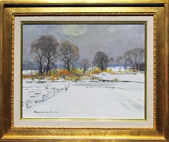 塗師祥一郎【木立】 油彩 6号